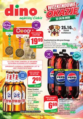 Dino - gazetka promocyjna Weekendowe okazje od piątku 23.10 do soboty 24.10