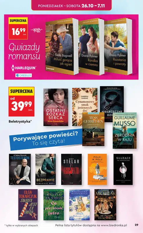 Biedronka - gazetka promocyjna Hity i inspiracje, od 24.10 od soboty 24.10 do wtorku 10.11 - strona 31