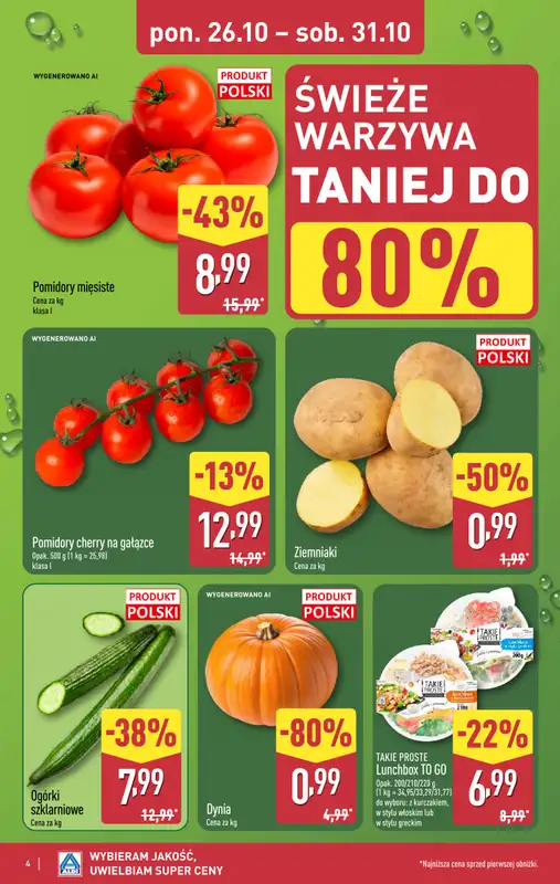 Aldi - gazetka promocyjna Pełny katalog! od poniedziałku 26.10 do soboty 31.10 - strona 4