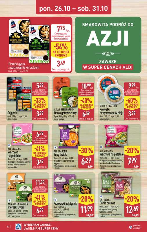 Aldi - gazetka promocyjna Pełny katalog! od poniedziałku 26.10 do soboty 31.10 - strona 20