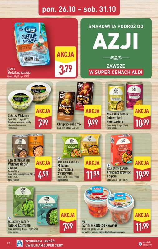 Aldi - gazetka promocyjna Pełny katalog! od poniedziałku 26.10 do soboty 31.10 - strona 22