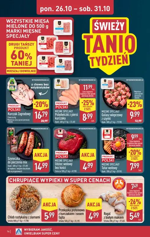 Aldi - gazetka promocyjna Pełny katalog! od poniedziałku 26.10 do soboty 31.10 - strona 14