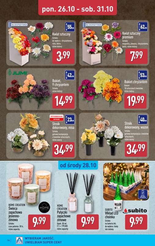 Aldi - gazetka promocyjna Pełny katalog! od poniedziałku 26.10 do soboty 31.10 - strona 34