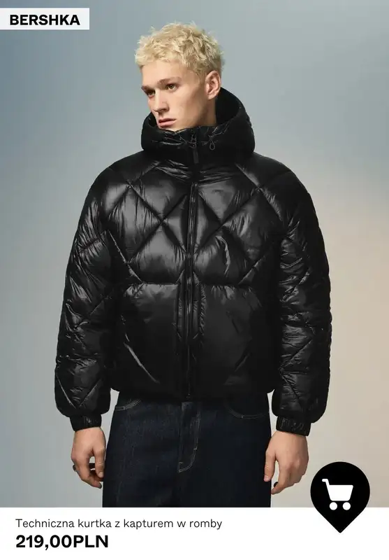 Bershka - gazetka promocyjna Kurtki męskie od 129,00 PLN od soboty 24.10  - strona 2