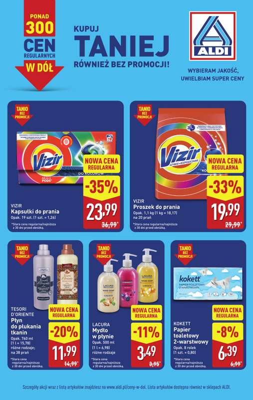 Aldi - gazetka promocyjna Stała obniżka cen! od poniedziałku 26.10 do soboty 31.10 - strona 4