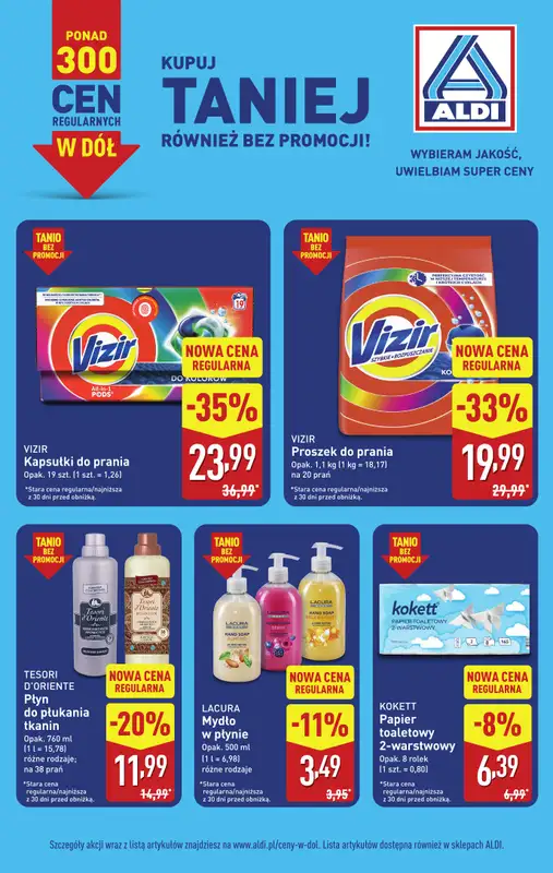Aldi - gazetka promocyjna Stała obniżka cen! od poniedziałku 26.10 do soboty 31.10 - strona 4