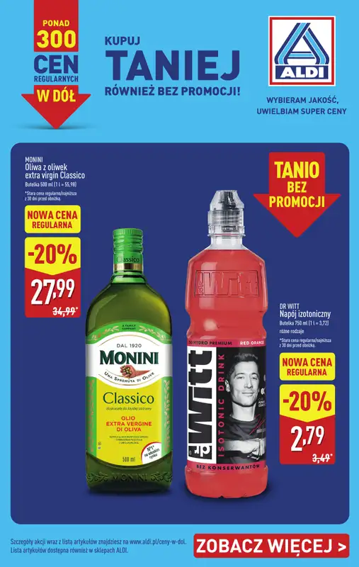 Aldi - gazetka promocyjna Stała obniżka cen!  