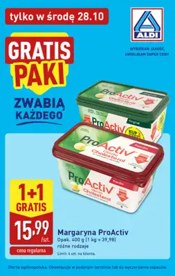 Aldi - gazetka promocyjna Tania ŚRODA w ALDI! od środy 28.10 do środy 28.10 - strona 4