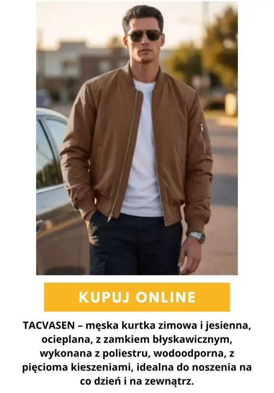 AliExpress - gazetka promocyjna Kurtki męskie od soboty 24.10  - strona 10