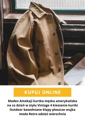 AliExpress - gazetka promocyjna Kurtki męskie od soboty 24.10  - strona 7