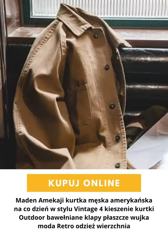 AliExpress - gazetka promocyjna Kurtki męskie od soboty 24.10  - strona 7