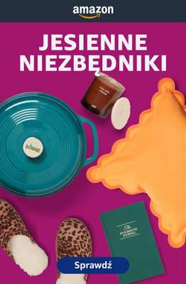 Amazon - gazetka promocyjna Jesienne niezbędniki od soboty 24.10 
