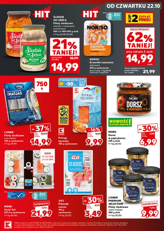 Kaufland - gazetka promocyjna Mocny Start od poniedziałku 26.10 do środy 28.10 - strona 21
