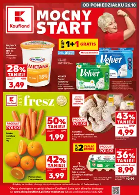 Kaufland - gazetka promocyjna Mocny Start od poniedziałku 26.10 do środy 28.10