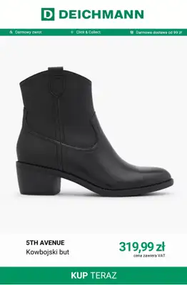 Deichmann - gazetka promocyjna Kowbojki i motocyklówki od niedzieli 25.10  - strona 5
