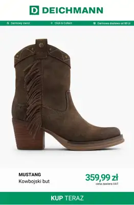 Deichmann - gazetka promocyjna Kowbojki i motocyklówki od niedzieli 25.10  - strona 6