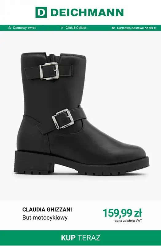 Deichmann - gazetka promocyjna Kowbojki i motocyklówki od niedzieli 25.10  - strona 4