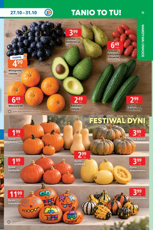 Leclerc - gazetka promocyjna Oferta E.Leclerc | Tanio to tu! od poniedziałku 26.10 do poniedziałku 02.11 - strona 11