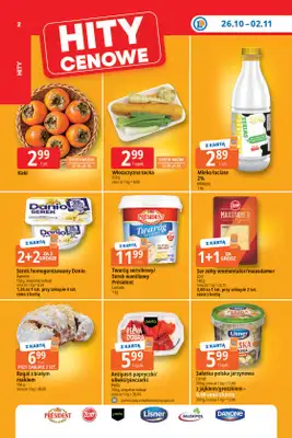Leclerc - gazetka promocyjna Oferta E.Leclerc | Tanio to tu! od poniedziałku 26.10 do poniedziałku 02.11 - strona 2