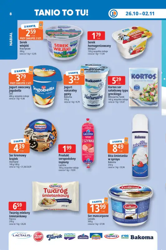 Leclerc - gazetka promocyjna Oferta E.Leclerc | Tanio to tu! od poniedziałku 26.10 do poniedziałku 02.11 - strona 8