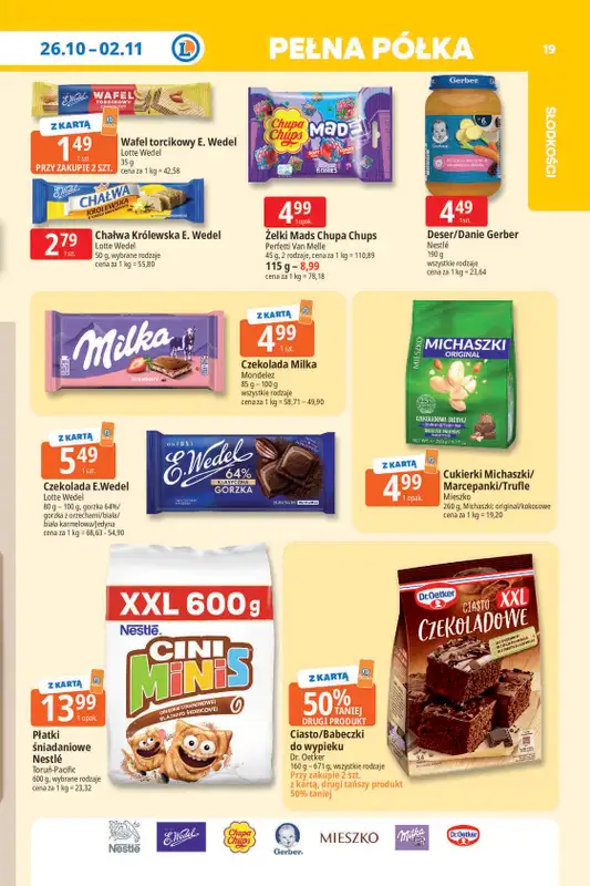 Leclerc - gazetka promocyjna Oferta E.Leclerc | Tanio to tu! od poniedziałku 26.10 do poniedziałku 02.11 - strona 19