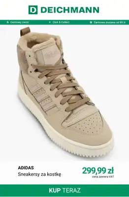 Deichmann - gazetka promocyjna Sneakersy wysokie damskie od soboty 24.10  - strona 7
