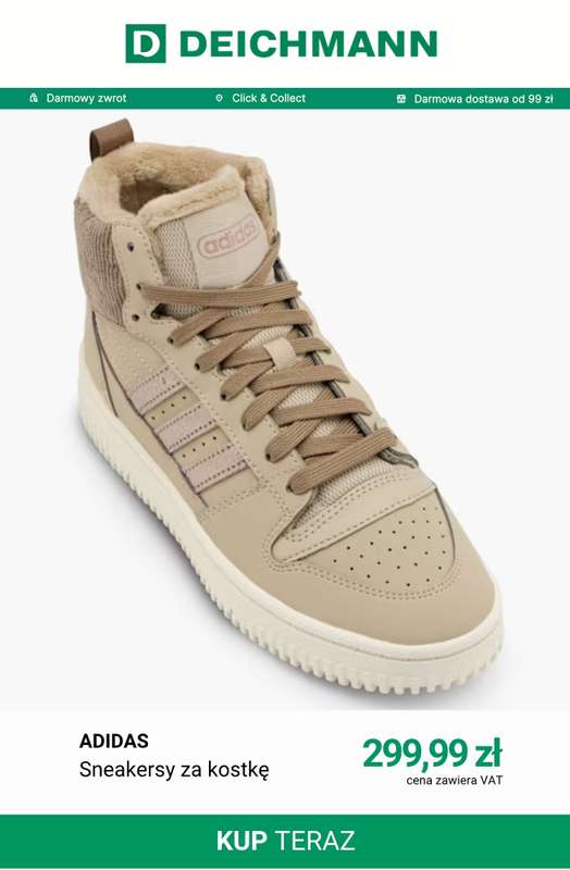 Deichmann - gazetka promocyjna Sneakersy wysokie damskie od soboty 24.10  - strona 7