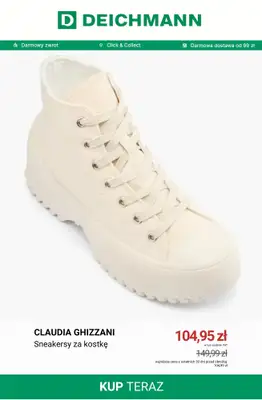 Deichmann - gazetka promocyjna Sneakersy wysokie damskie od soboty 24.10  - strona 2