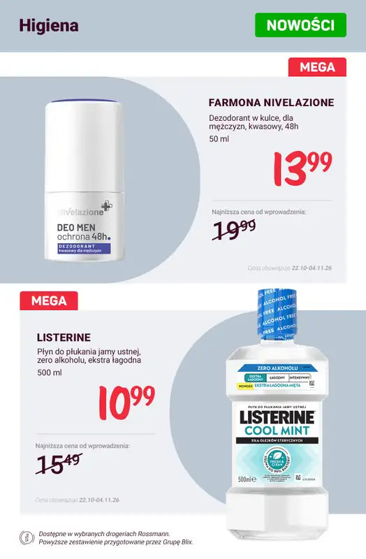 Rossmann - gazetka promocyjna Nowości na promocji! od soboty 24.10 do środy 04.11 - strona 10