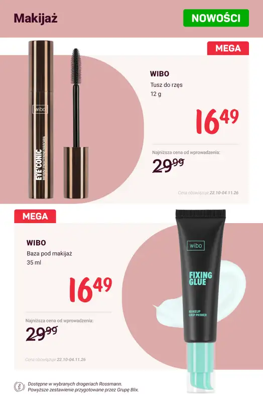 Rossmann - gazetka promocyjna Nowości na promocji! od soboty 24.10 do środy 04.11 - strona 3