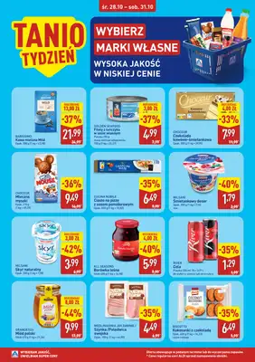 Aldi - gazetka promocyjna Siemianowice Śl. ul. W. Jagiełły 4 WIELKIE OTWARCIE już w ŚRODĘ 28.10! od środy 28.10 do soboty 31.10 - strona 2