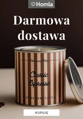 Homla - gazetka promocyjna Darmowa dostawana weekend od soboty 24.10 do niedzieli 25.10