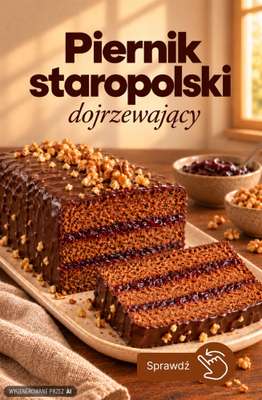 Biedronka - gazetka promocyjna Piernik staropolski dojrzewający - sprawdź przepis od niedzieli 25.10 