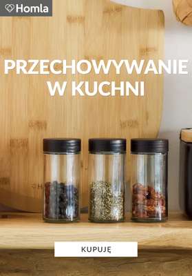 Homla - gazetka promocyjna Przechowywanie w kuchni od niedzieli 25.10 