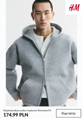 H&M - gazetka promocyjna Męski bluzy od 89,99 PLN od niedzieli 25.10  - strona 2