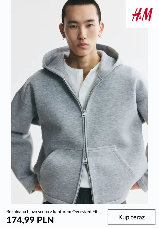 H&M - gazetka promocyjna Męski bluzy od 89,99 PLN od niedzieli 25.10  - strona 2