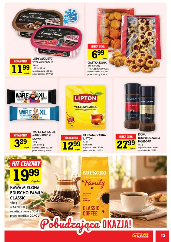Gram Market - gazetka promocyjna Gazetka od środy 28.10 do wtorku 03.11 - strona 12