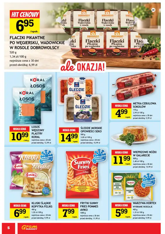 Gram Market - gazetka promocyjna Gazetka od środy 28.10 do wtorku 03.11 - strona 5