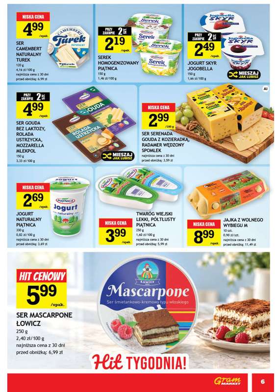 Gram Market - gazetka promocyjna Gazetka od środy 28.10 do wtorku 03.11 - strona 6