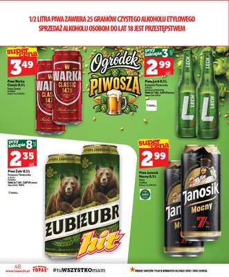 TOPAZ - gazetka promocyjna Gazetka od czwartku 29.10 do środy 04.11 - strona 48