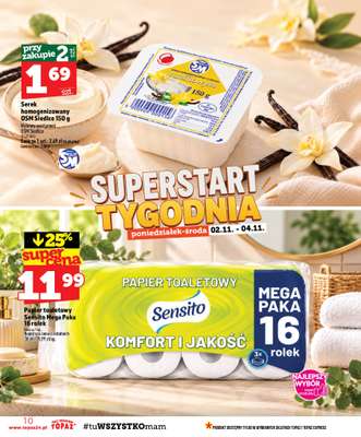 TOPAZ - gazetka promocyjna Gazetka od czwartku 29.10 do środy 04.11 - strona 10