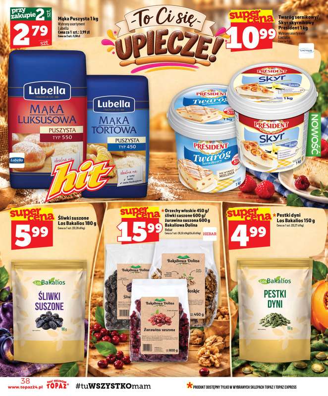 TOPAZ - gazetka promocyjna Gazetka od czwartku 29.10 do środy 04.11 - strona 38