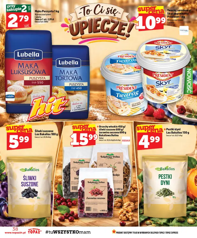 TOPAZ - gazetka promocyjna Gazetka od czwartku 29.10 do środy 04.11 - strona 38