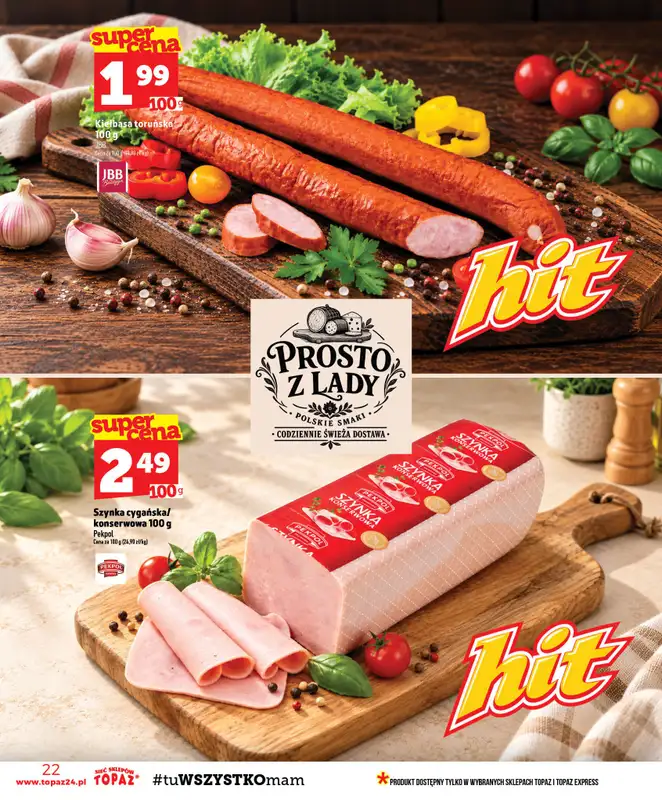 TOPAZ - gazetka promocyjna Gazetka od czwartku 29.10 do środy 04.11 - strona 22