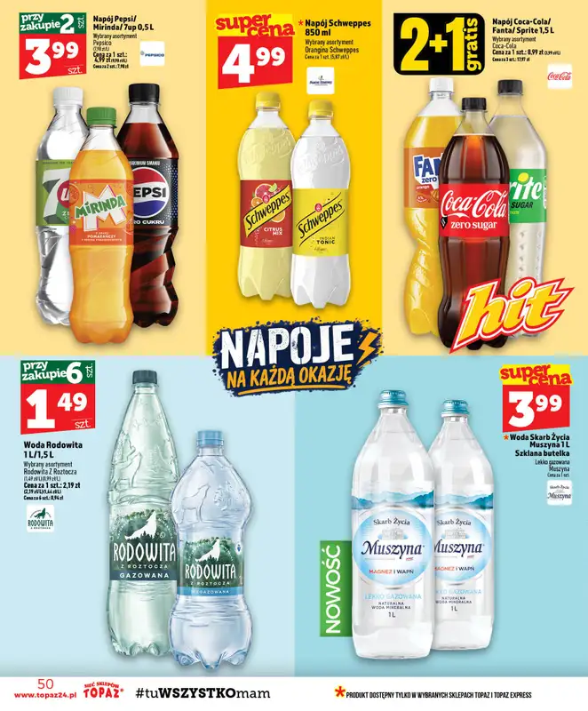 TOPAZ - gazetka promocyjna Gazetka od czwartku 29.10 do środy 04.11 - strona 50