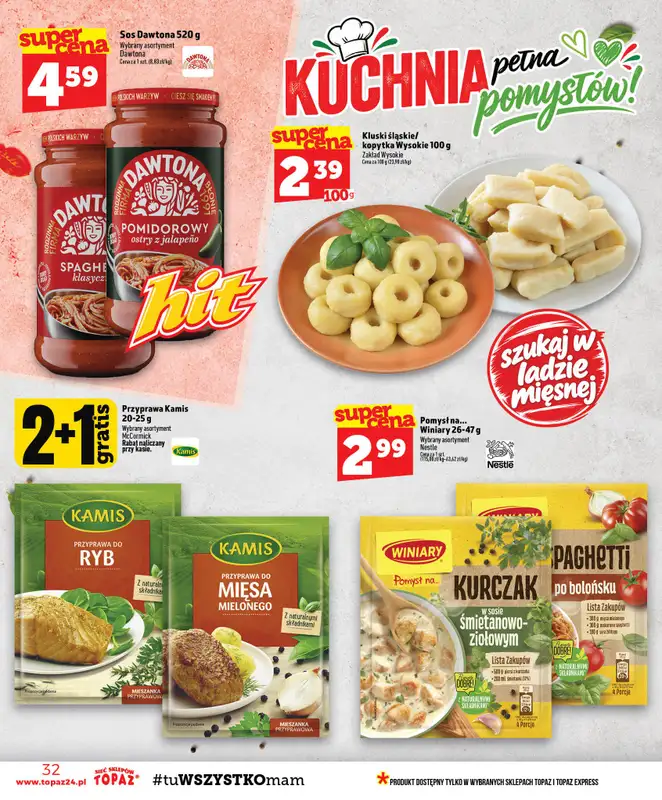 TOPAZ - gazetka promocyjna Gazetka od czwartku 29.10 do środy 04.11 - strona 32
