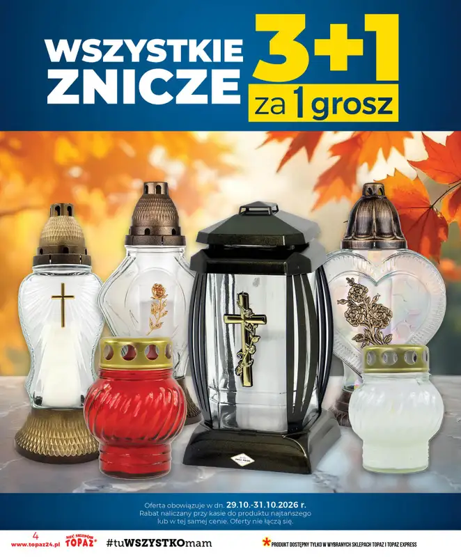 TOPAZ - gazetka promocyjna Gazetka od czwartku 29.10 do środy 04.11 - strona 4