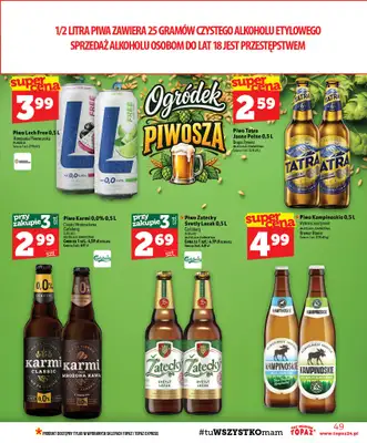 TOPAZ - gazetka promocyjna Gazetka od czwartku 29.10 do środy 04.11 - strona 49