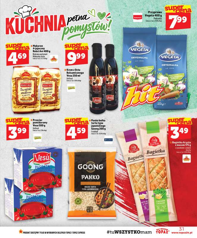 TOPAZ - gazetka promocyjna Gazetka od czwartku 29.10 do środy 04.11 - strona 31