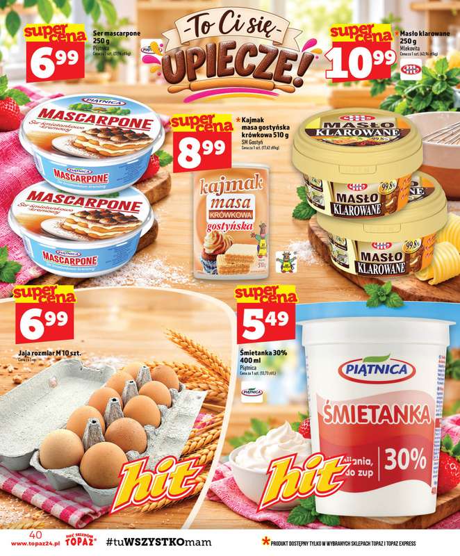 TOPAZ - gazetka promocyjna Gazetka od czwartku 29.10 do środy 04.11 - strona 40
